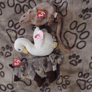 Vintage Beanie Baby set of 3